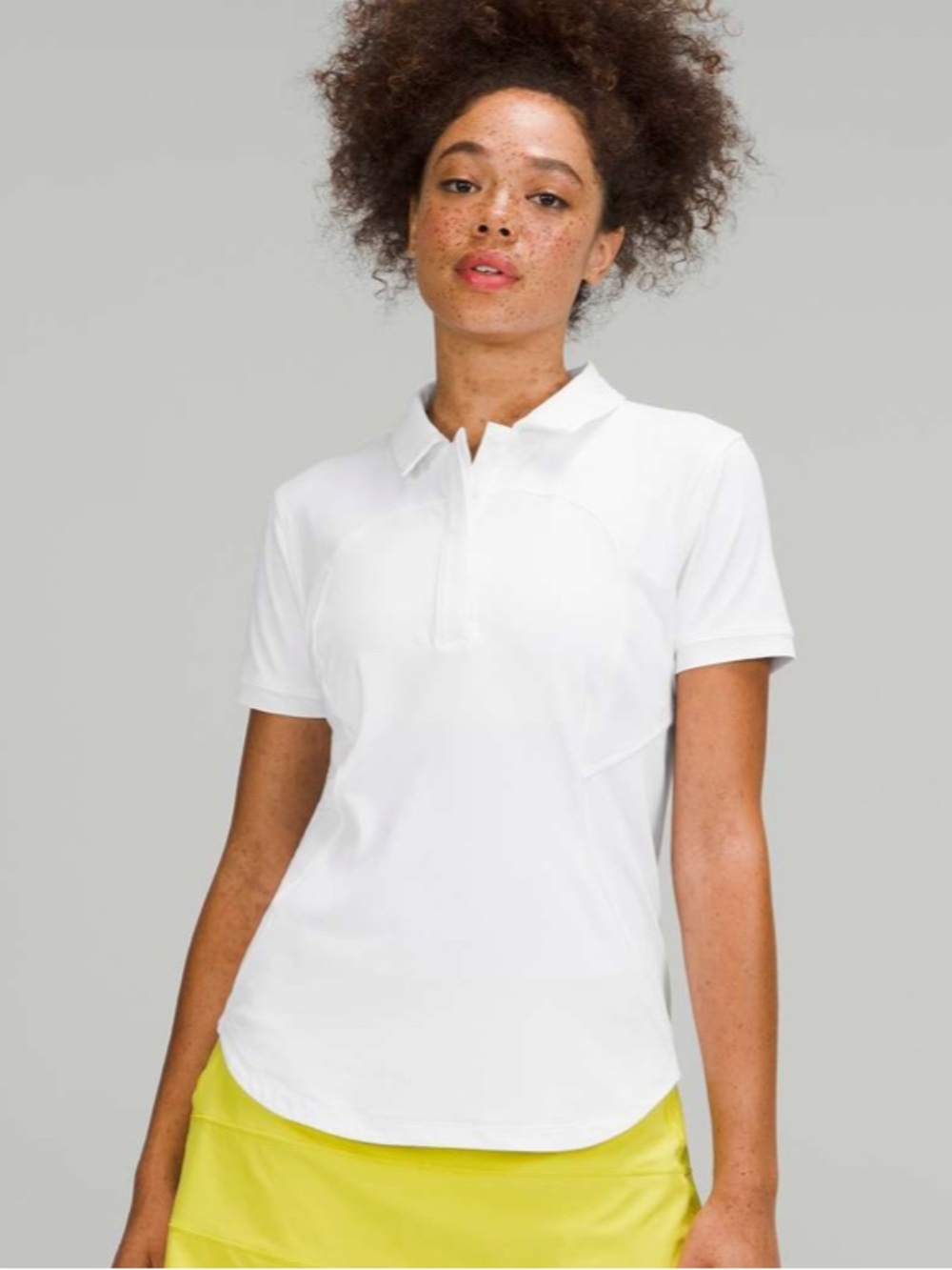 NWT Lululemon Quick-Drying Short Sleeve Polo Shirt White